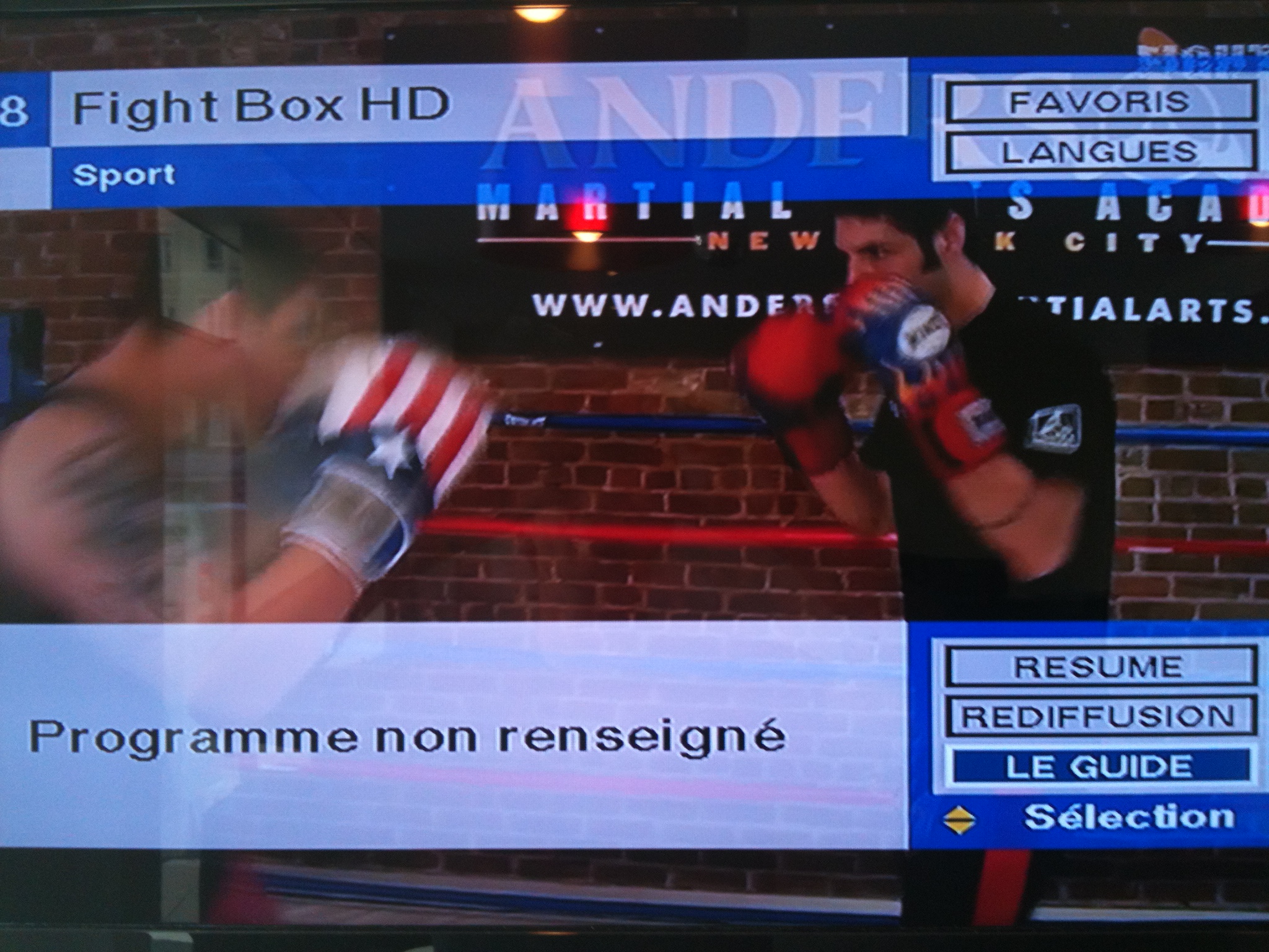 box rencontre sportive