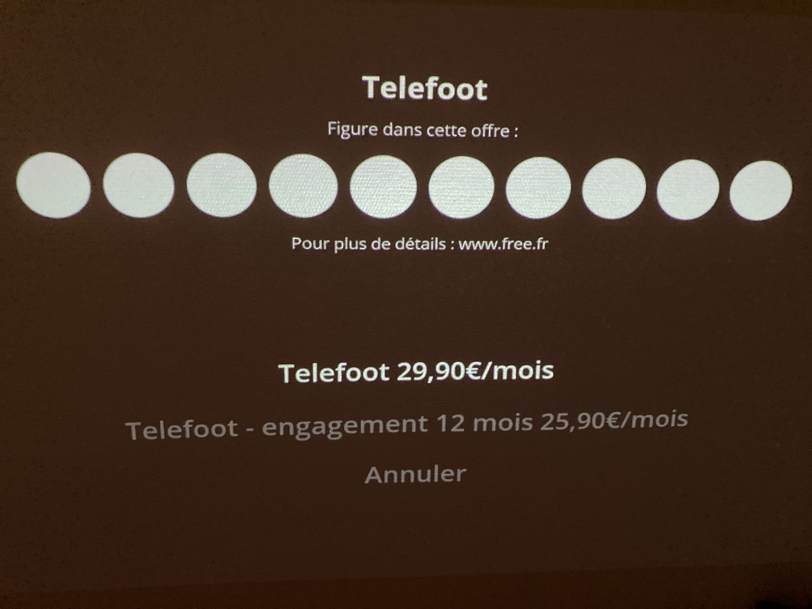 Abonnement Telefoot Via Canal