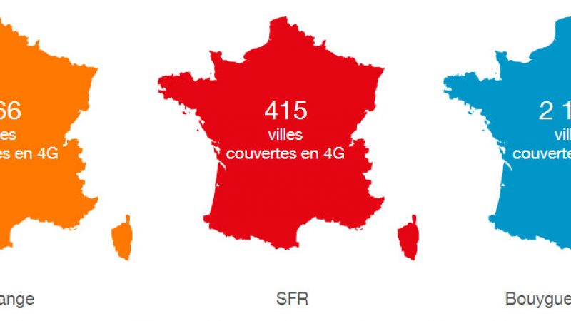 Orange augmente le nombre de villes couvertes en 4G, mais reste loin derrière Bouygues