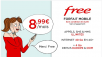 C’est parti pour la Vente Privée Free Mobile avec un forfait à 8,99€/mois à vie