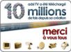 ADSL TV fête son 10 millionième téléchargement !