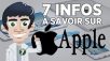 Vidéo : 7 infos à savoir sur Apple