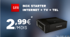 SFR réplique à la Vente Privée Freebox avec une offre sur Showroom Privé à partir de 2,99€/mois