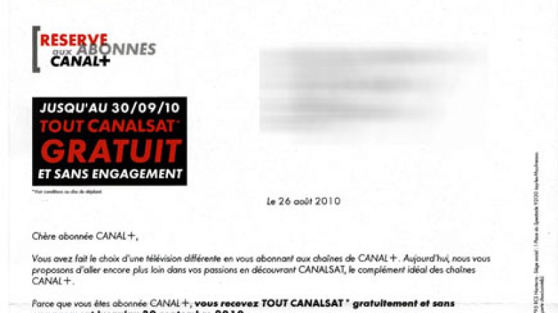 Tout Canalsat gratuit pour les freenautes abonnés à Canal+