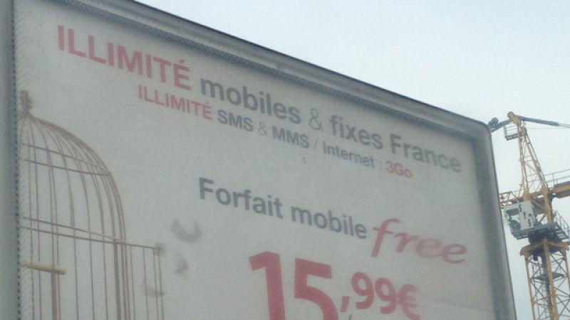 Publicité : Free Mobile communique pour la première fois sur son tarif à 15,99€