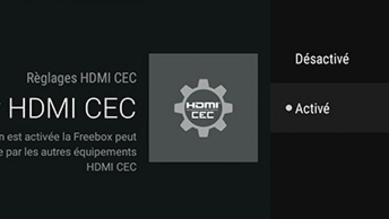 Freebox mini 4K : HDMI-CEC opérationnel, rangez vos télécommandes