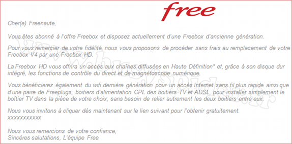 Abonnes Freebox V4 Passez A La V5