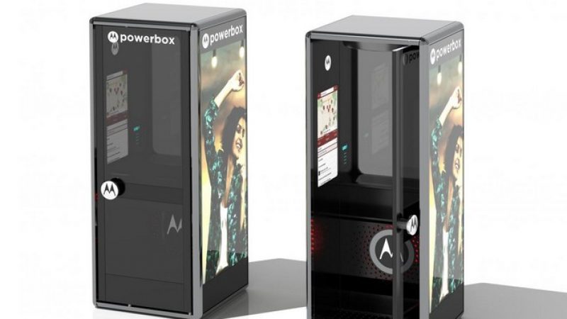 Les cabines téléphoniques de retour dans une version modernisée signée Motorola