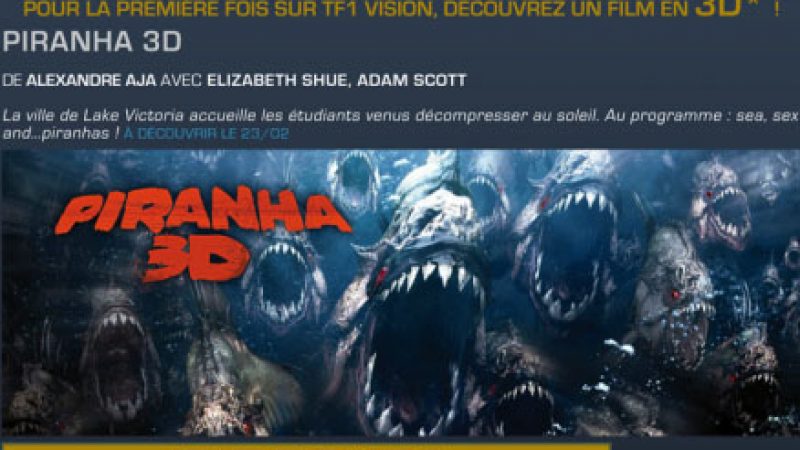 Freebox TV : La 3D arrive également sur TF1 Vision