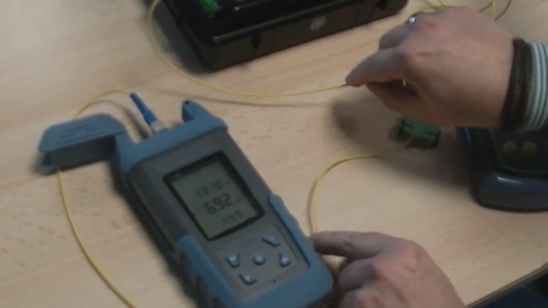 Photomètre à fibre optique Testeur de câble optique Testeur de