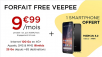 C’est parti pour l’offre promo Free Mobile sur VeePee : forfait 100Go + Nokia 3.2 pour 9,99€/mois