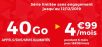 Auchan Telecom propose une nouvelle promo sur son forfait 40Go pour 4.99€ par mois