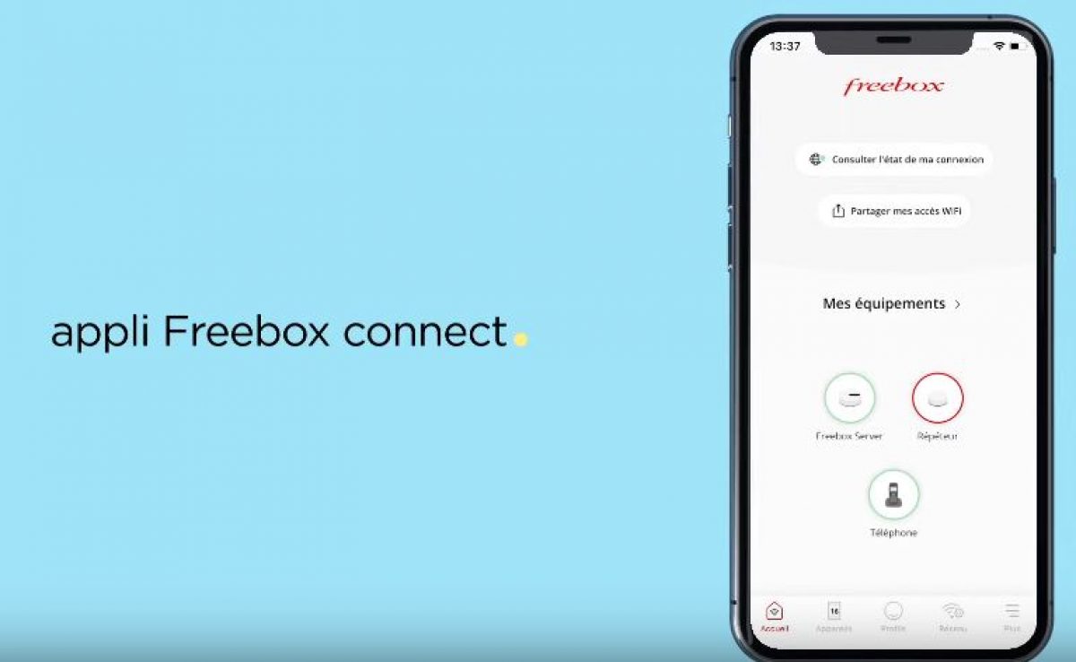 Free lance une nouvelle mise à jour de son application phare Freebox Connect pour tous ses abonnés sur iOS