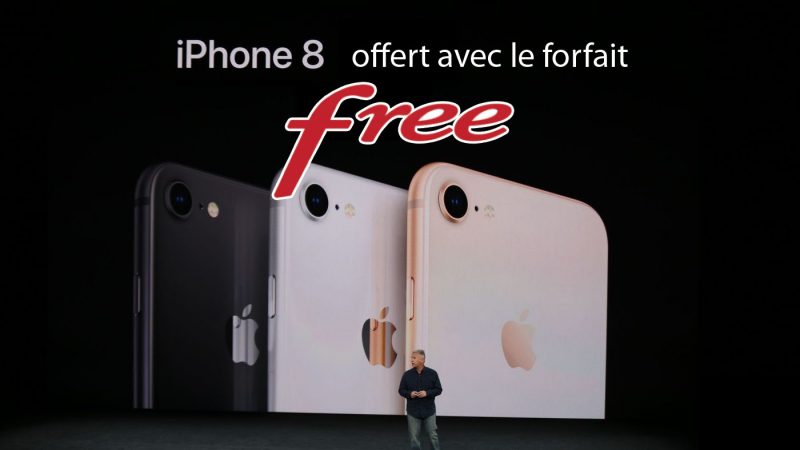 Pak om te zetten Bot Mantsjoerije Lancement de la nouvelle offre spéciale Free : un iPhone 8 et ses  accessoires sont offerts pour tout abonnement à un forfait mobile