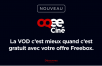 Free a choisi Canal+ pour s’occuper des pubs sur Oqee Ciné