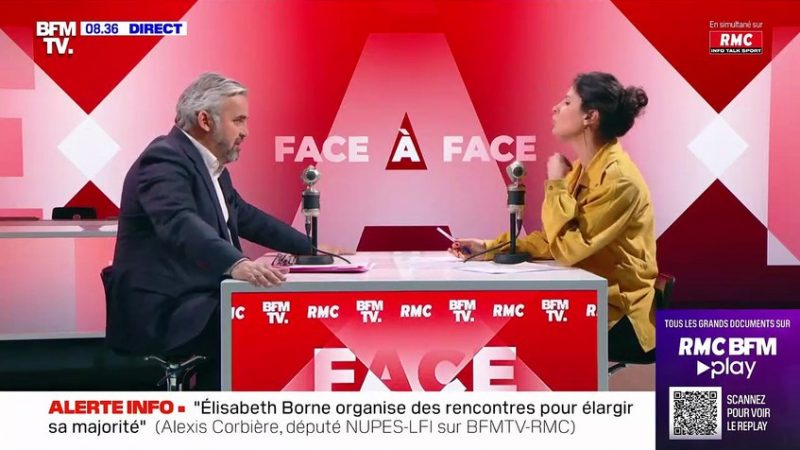 Échange tendu entre Apolline de Malherbe et Alexis Corbière sur BFMTV