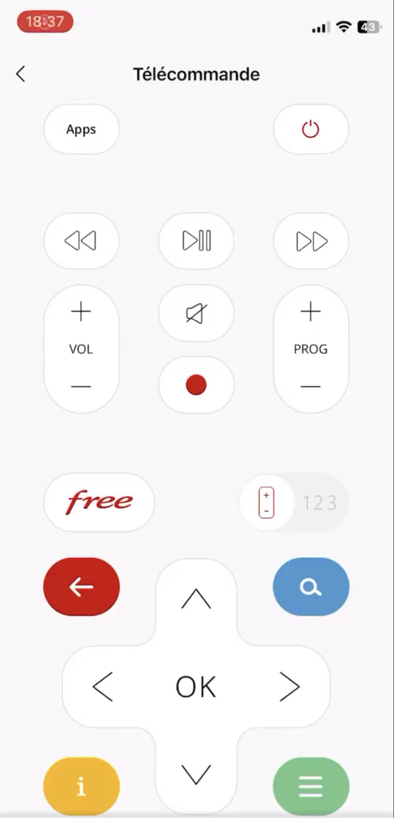 Freeteuse - Télécommande Freebox Révolution/Delta - Téléchargement de l'APK  pour Android