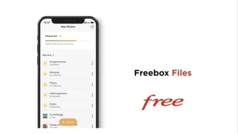 Free lance deux nouvelles fonctionnalités sur Freebox Files sur Android