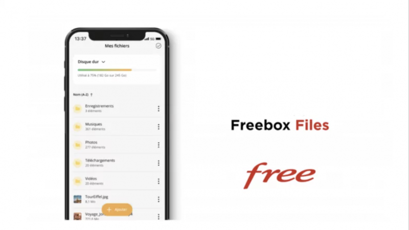 Free intègre une nouveauté dans son application Freebox Files sur iOS