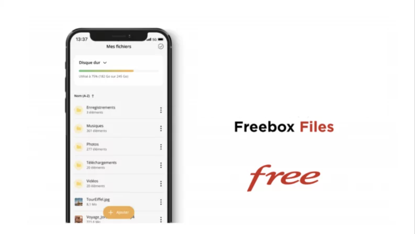 Free verbetert de Freebox Files-app op Android