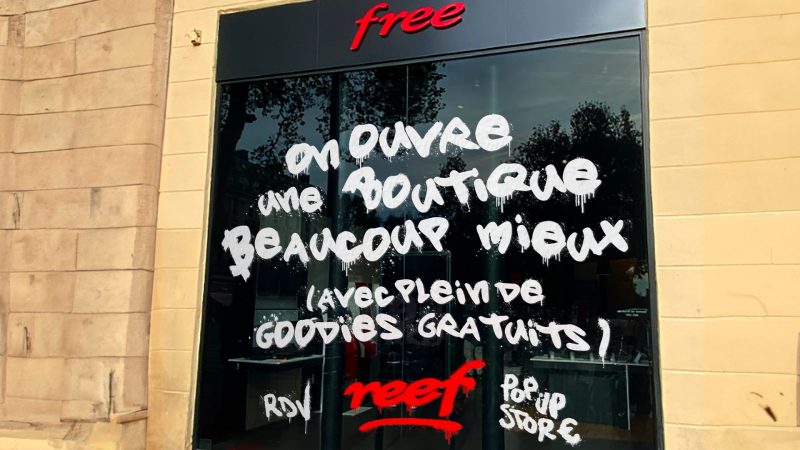 Reef annonce le lancement d’une boutique “beaucoup mieux” que Free, avec des cadeaux