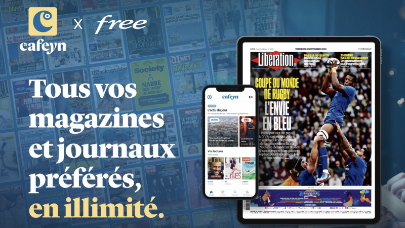 Abonnés Freebox : l’un des quotidiens les plus lus en France débarque sur Cafeyn