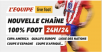 L’Equipe lance une nouvelle chaîne 100% foot disponible 24 heures sur 24