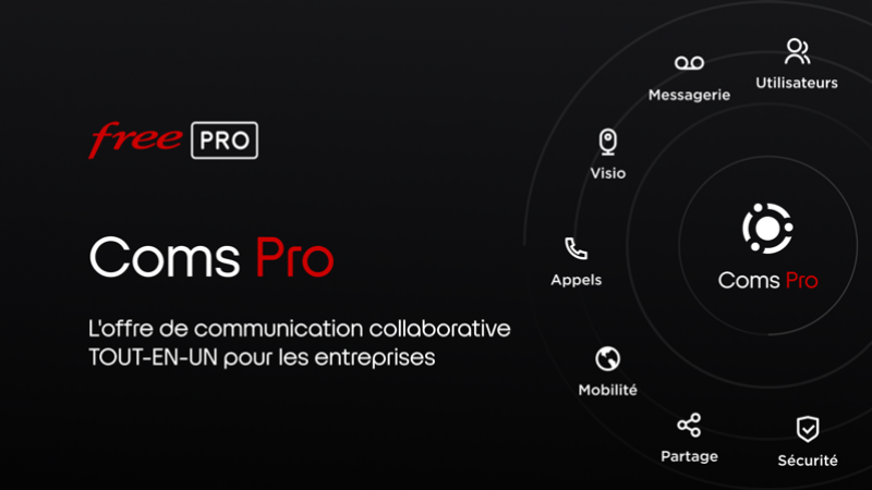 Free Pro lance “Coms Pro”, une nouvelle offre de communication collaborative, en avant-première pour les clients Freebox Pro
