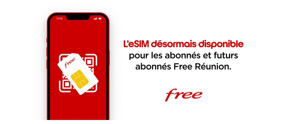 Free Mobile lance l’eSIM à La Réunion