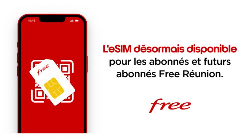 Free Mobile lance l’eSIM à La Réunion