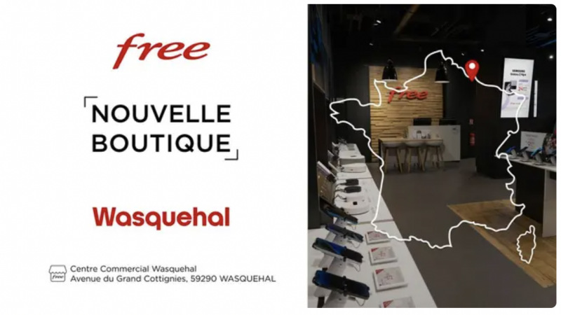 Free densifie un peu plus le maillage de son réseau de boutiques