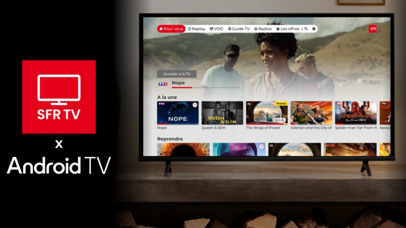 SFR lance enfin SFR TV sur Android TV, payante pour certains abonnés