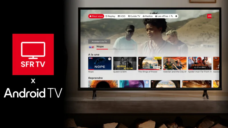 SFR lance enfin SFR TV sur Android TV, payant pour certains abonnés